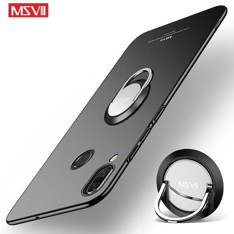 Nova 3 3e 3i чехол Msvii тонкий матовый для Huawei Nova3 Nova3e Nova3i кольцо держатель P20 Lite чехлы |