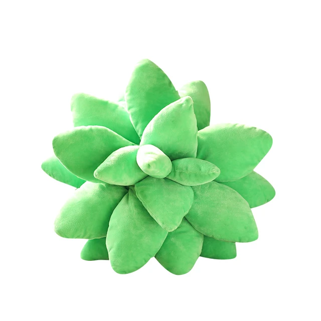 25/45cm Lifelike Succulent Plants Plush Stuffed Toys Soft Doll Creative Potted Flowers Pillow Chair Cushion for Girls Kids Gift 6