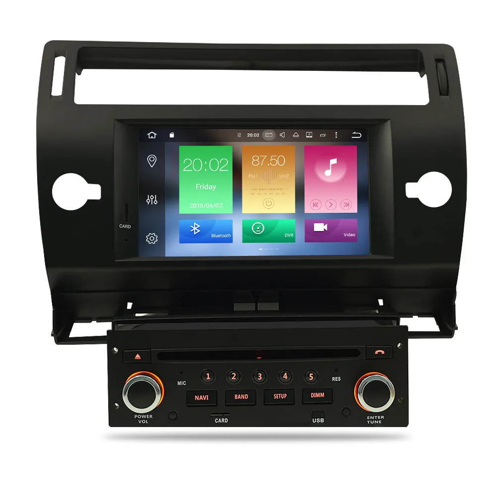 Flash Deal 7" Android 9.0 Car Radio GPS Navigation Multimedia Stereo Headunit For Citroen C4 C-Triomphe C-Quatre 2004-2009 Auto DVD Player 13