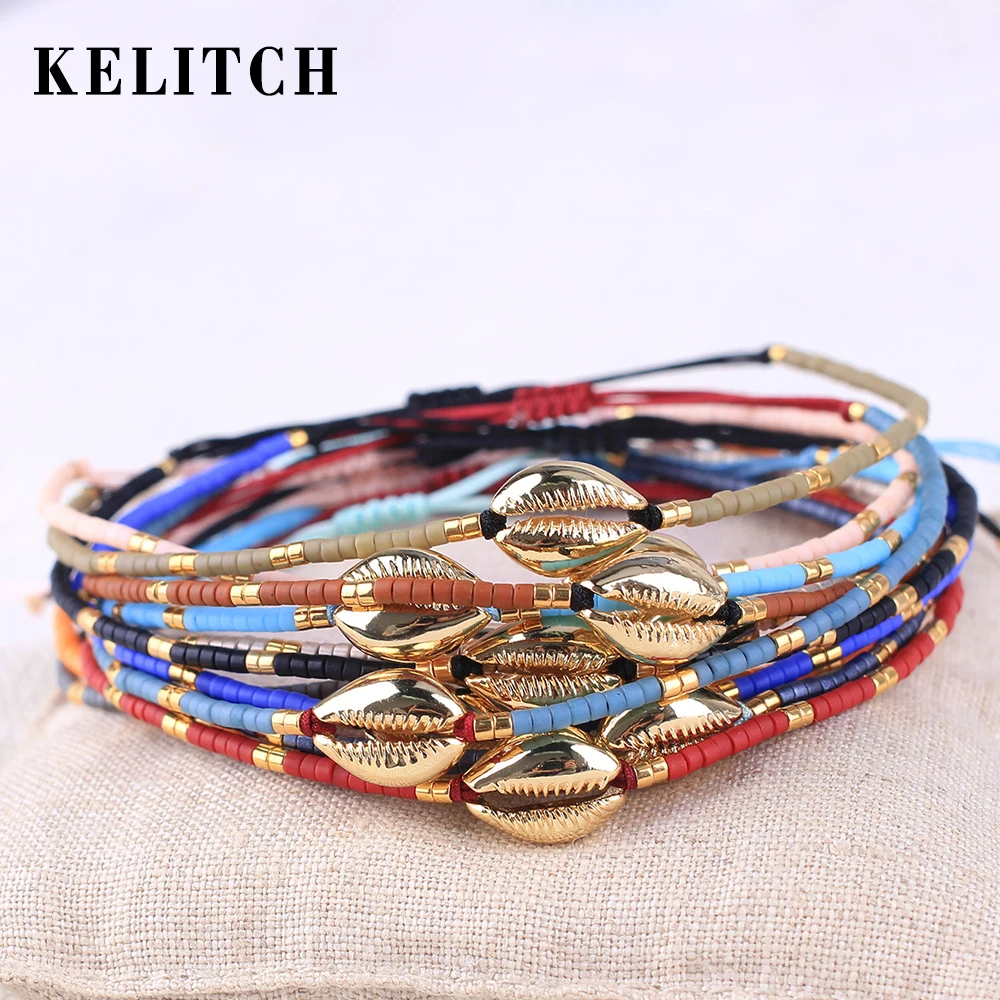 

KELITCH friendship Bracelet Jewelry Bracelet String bracelet 1Pcs Tassel Seed Bead Bracelets Rope Handmade Adjustable For Women