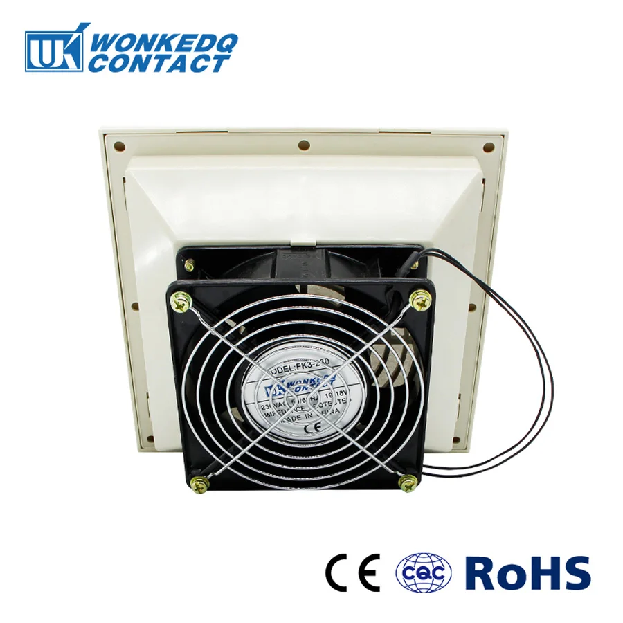 Cabinet Ventilation Filter Set Shutters Cover Fan Grille Louvers Blower Exhaust Fan Filter FK-3323-230 Filter With Fan