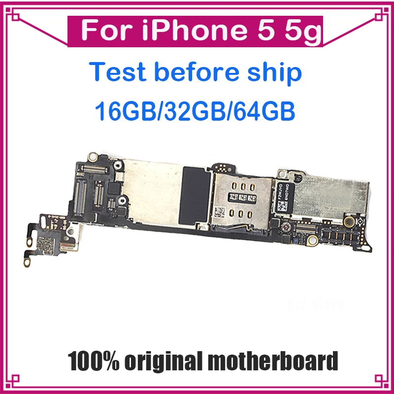 Оригинальная разблокированная материнская плата для iphone 5 с системой IOS