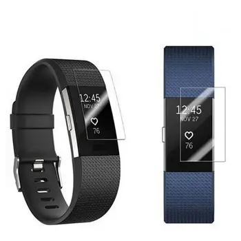 

3pcs Premium Transparent Screen Protector Full Cover HD Screen Film for Fitbit Charge 2 Smart Bracelet Wristband