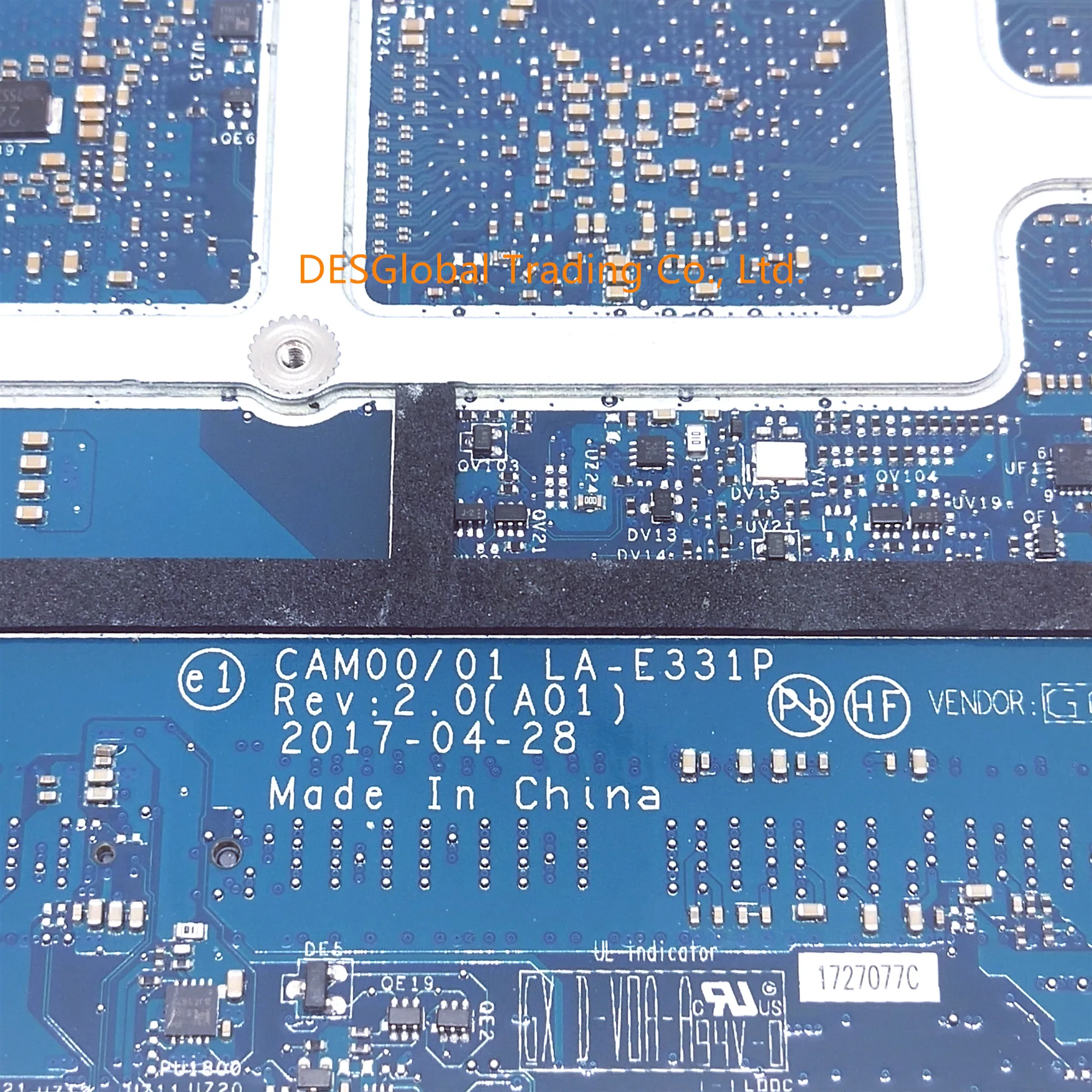 incredible  For Dell XPS 9560 Laptop Motherboard i5-7300HQ SR32S GTX 1050 CAM00/01 LA-E331P Mainboard Fully Tes