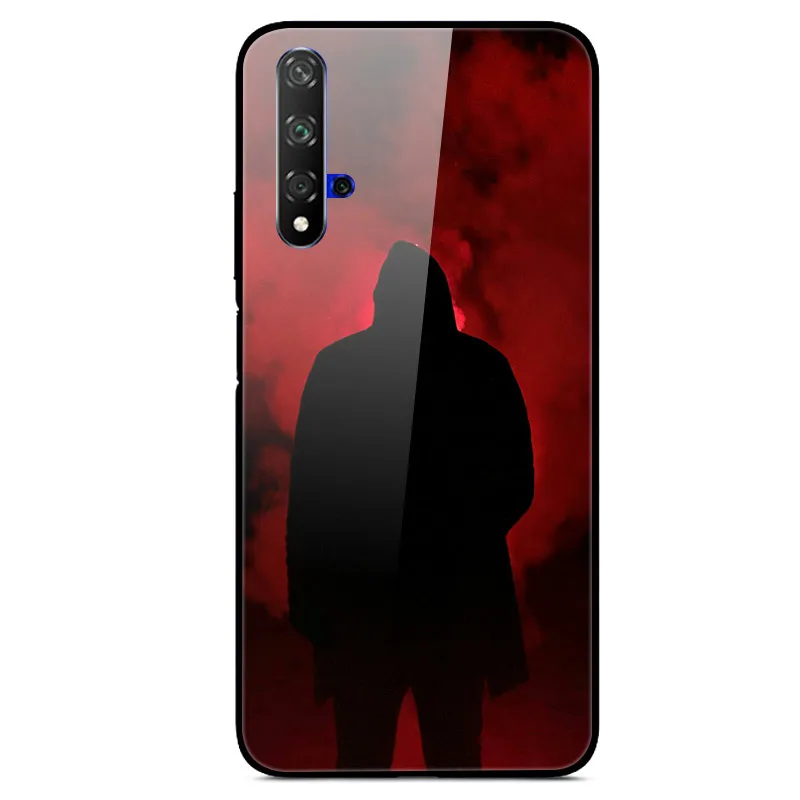Чехол для huawei Honor 20, Жесткий Чехол из закаленного стекла с принтом, чехол для huawei Honor 20 Pro Lite Honor20 YAL-L21Cover Fundas - Цвет: 13