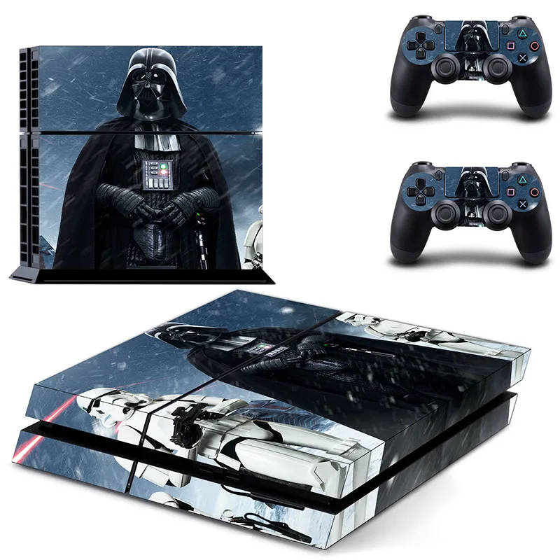 Star Wars Play station 4 наклейки s, PS 4 виниловые Наклейка для PS4 Pegatinas Adesivo для консоли playstation 4 и 2 контроллера