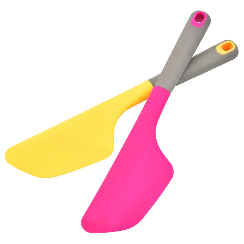 Silicone Cake Cream Baking Scraper NonStick Butter Spatula Cutter Chocolate Smoother Heat Resistant Kitchen Pastry Tools Scraper