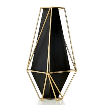 

European Iron Vase Creative Flower Vase Tabletop Flower Pot Flower Bottle Home Wedding Decoration Flower Arrangement Crafts Orna