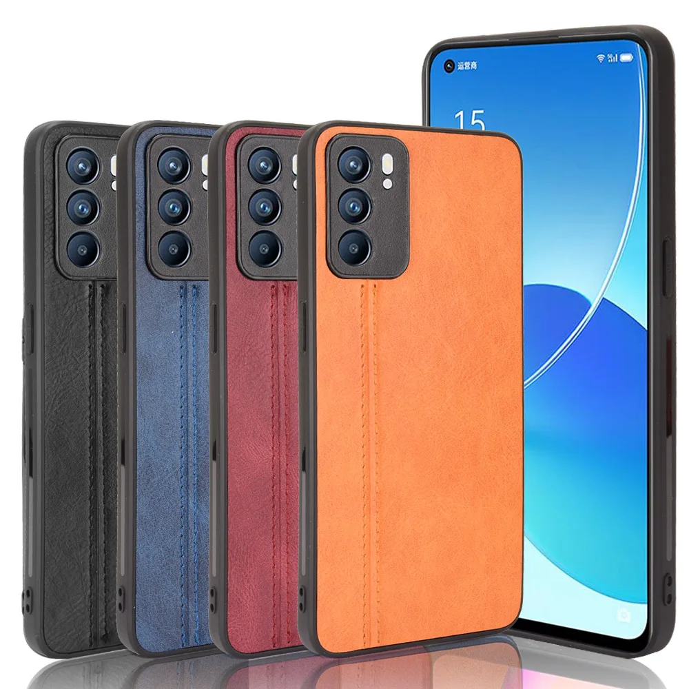 For OPPO Reno 10 5G Case Luxury PU Leather Matte Shockproof Back Cover For OPPO  Reno 10 Pro Plus Stylish Thin Bumper Funda - AliExpress
