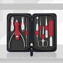 Высокое качество маникюрный набор 9 шт. кусачки для ногтей ножницы аксессуары для ногтей инструменты подарок для мужчин/женщин