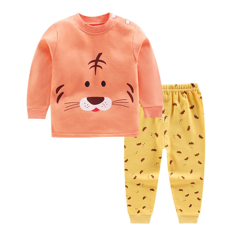 Newborn Baby Clothes Set Cotton Boys Girls Clothes TOP+Pant  2PCS Cartoon Baby Boy Clothes Unisex Kids Clothing Sets A0004