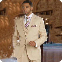 Жених костюмы для мужчин Свадебный костюм мужской блейзер шаль лацкан 3 шт куртка брюки жилет одна кнопка костюм жениха Homme часть