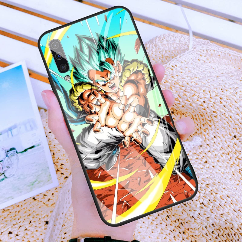 Dragon Ball стекло чехол для телефона для galaxy Note 8, 9, 10, плюс S8 S9 S10E по индивидуальному заказу Гоку чехол для телефона для sumsung A10 20 30 40 50 60 70 чехол - Цвет: 80585