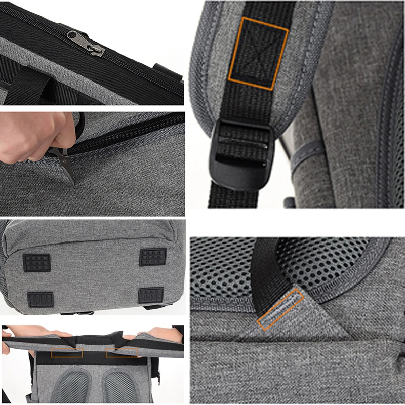 

Multifunctional Oxford Double Shoulders Tool Bag Repair Tools Storage Backpack