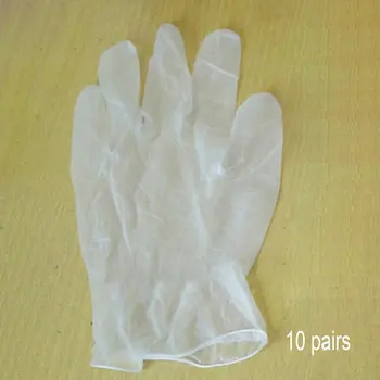 

20 Pieces/BOX Disposable Pvc Gloves Transparent Powder-Free Food Processing Protective Gloves