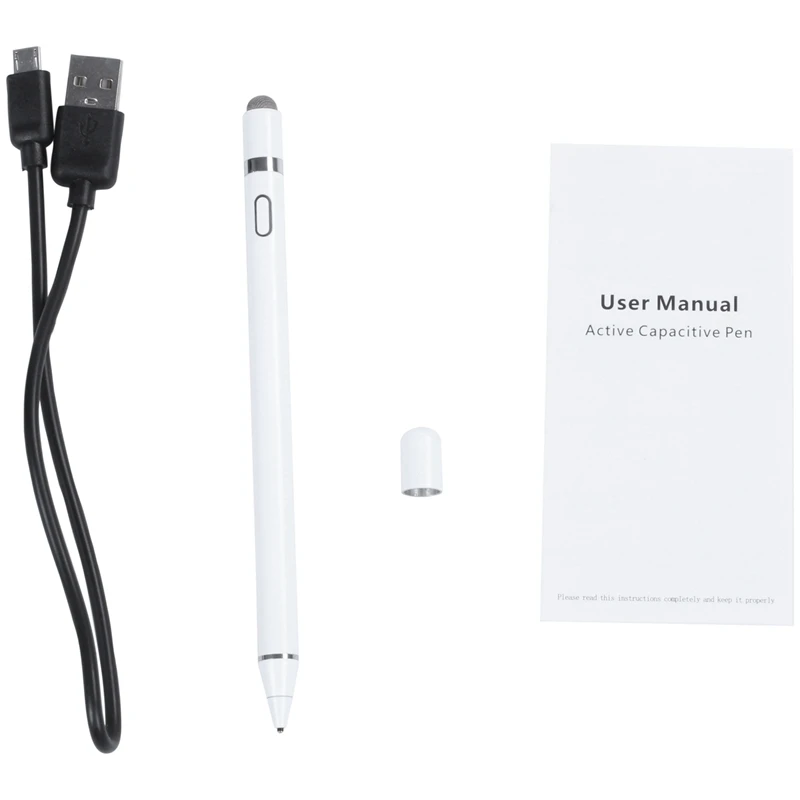 Акция-активный стилус, цифровая ручка с 1,5 мм Ультра тонким наконечником, совместима с iPad iPhone, samsung, подходит для рисования и