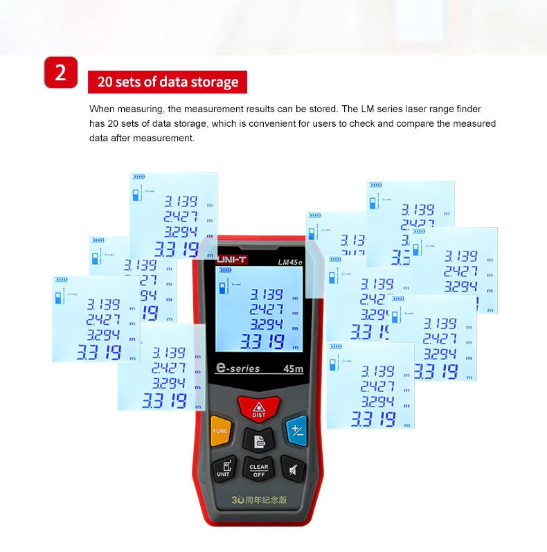 UNI-T LM40e LM50e LM60e лазерный дальномер цифровой лазерный дальномер Измерительная Лента лазерная электронная линейка дальномер
