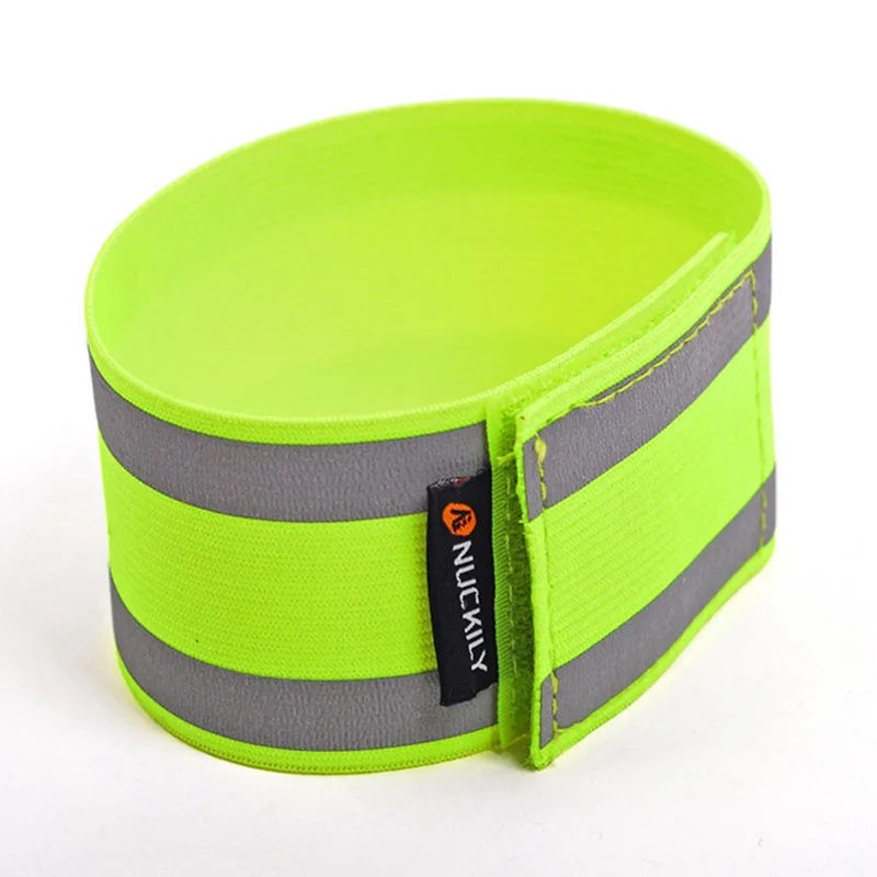 

durable and practical Bike Bicycle Reflective Safety Pant Band Leg/Arm Strap Cycling Reflective Tape long service life