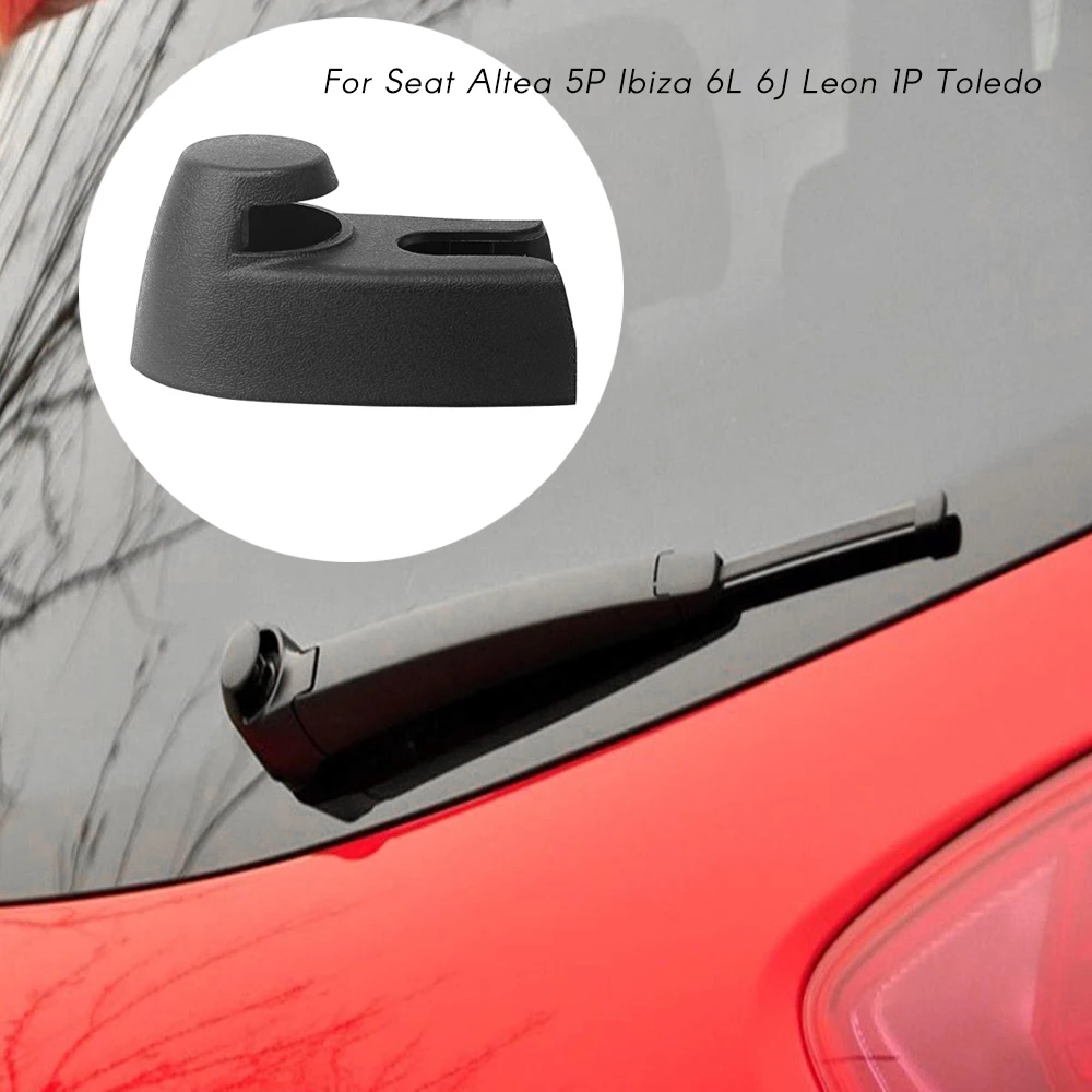 

2Pcs Rear Windshield Wiper Blade Washer Arm Nut Covers Cap for Seat Altea 5P Ibiza 6L 6J Leon 1P Toledo