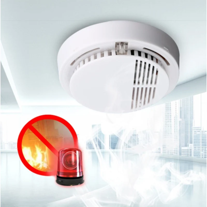 High Sensitivity Smoke Detector Smoke Chamber Independent Fire Alarm Home Security System Fireman Combination Smoke Fire Alarm - 2