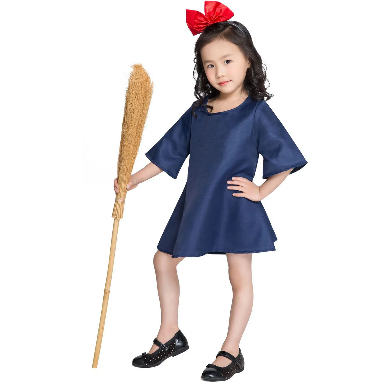 

Girls Costume Cute Witch Qiqi Children's Version of the Halloween Clothing Anime Palace qi jun Costumes