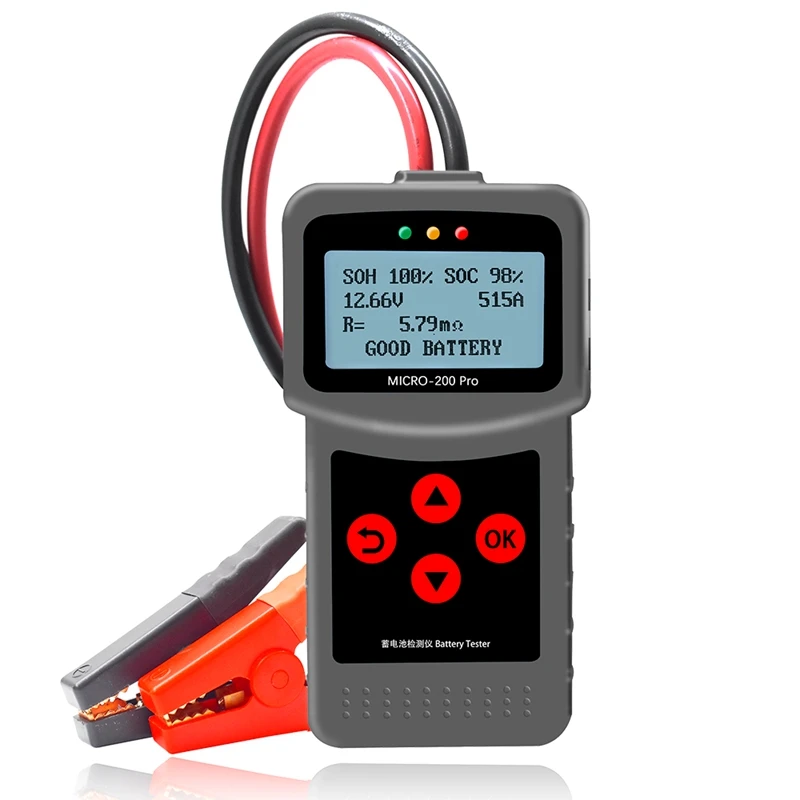 

Micro-200 Pro 12V 24V Car Battery Tester Diagnostic Tool Portable Battery Tester