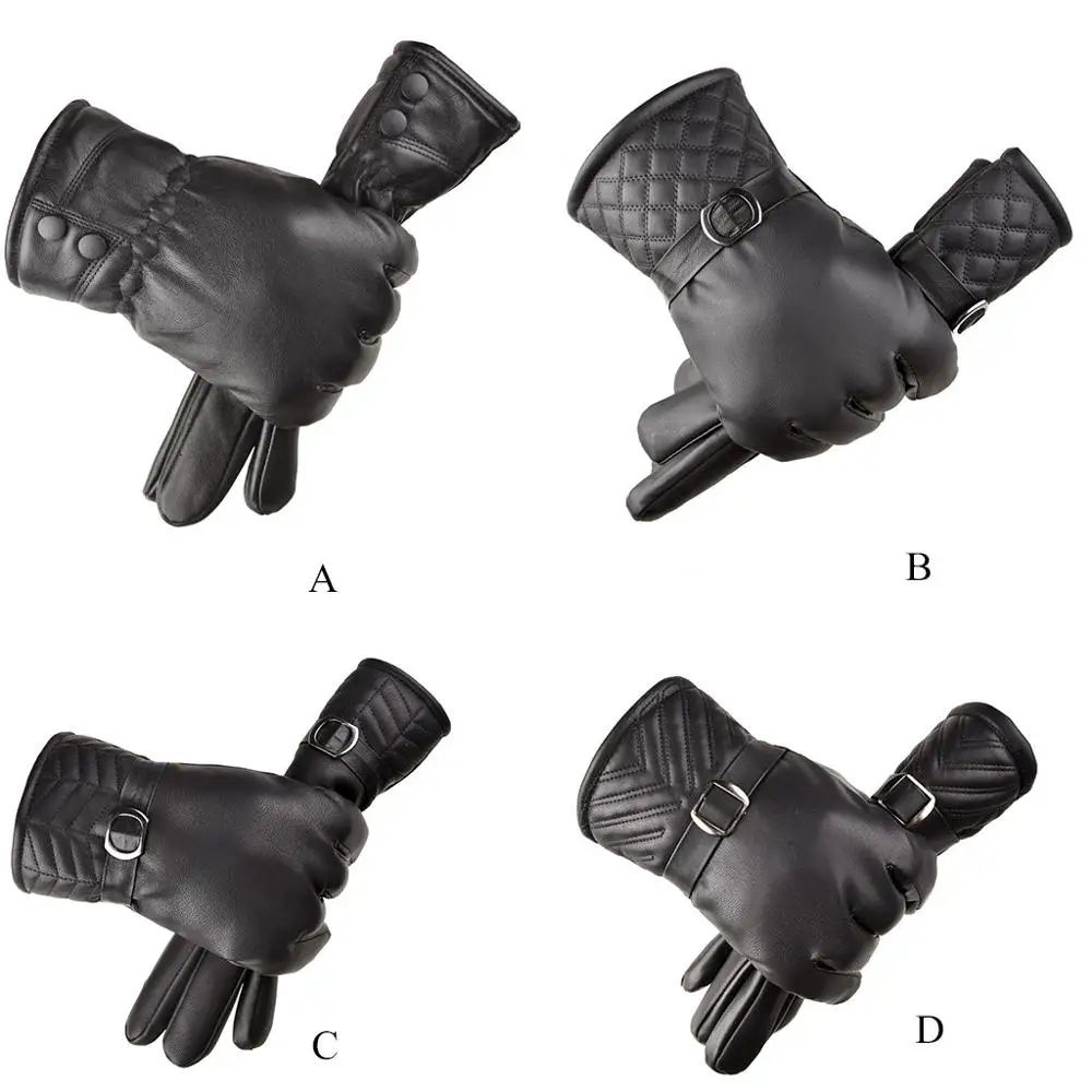 Зимние теплые перчатки из искусственного меха для мужчин и женщин, кашемировые зимние перчатки из искусственной кожи, Guantes handschoenen,, J3