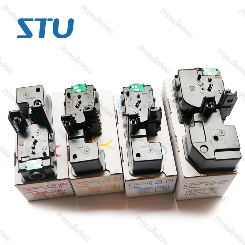 1 комплект из 4 предметов одежды: cmyk TK5223 TK5233 TK5253 TK5263 тонер-картридж для Kyocera M5021 M5521 P5026 тонер