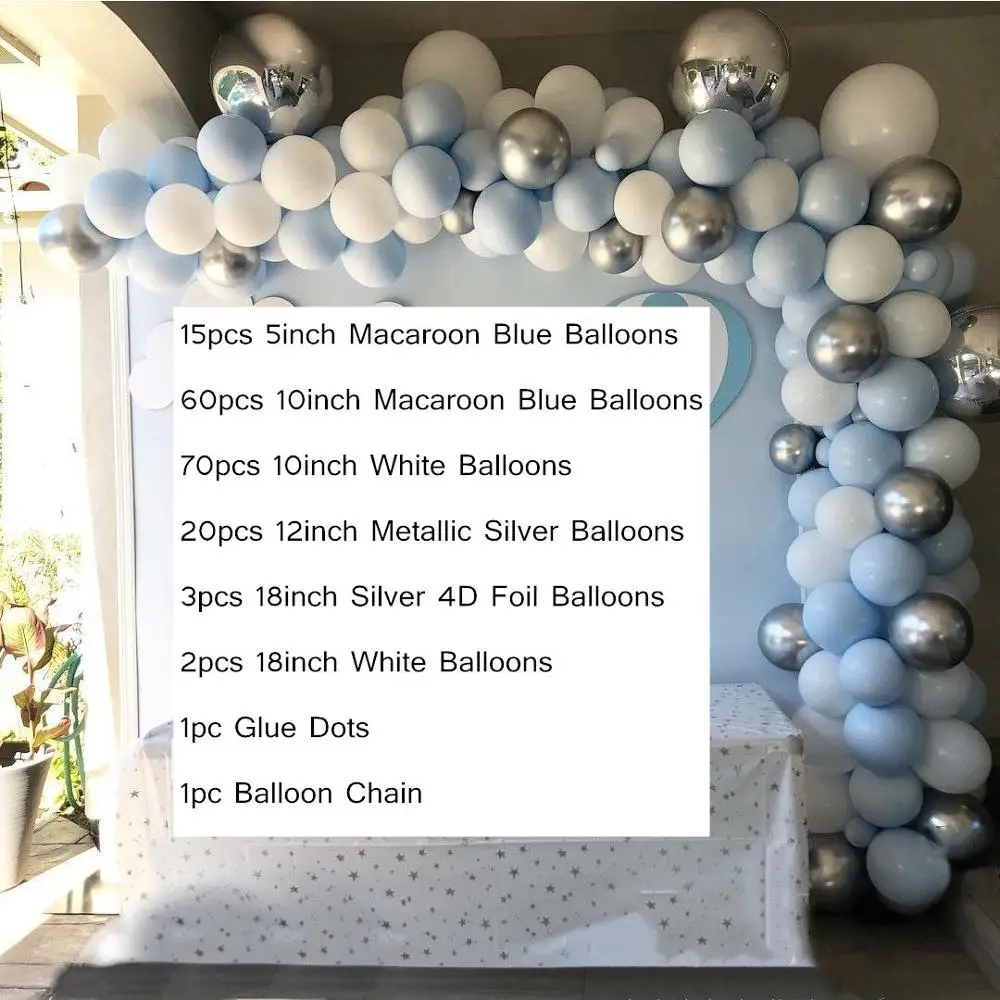 1 комплект арка для воздушных шаров гирлянды Наборы мгновенной проявки Macaroon цветные латексные шары 4D Фольга воздушные шары на день рождения Свадьба Baby Shower Юбилей Вечерние - Цвет: set 4
