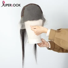 13x6 Lace Frontal With Baby Hair Straight Human Hair Brazilian Remy Hair Pre Plucked 4x4 Lace Closure Frontal Only For Women