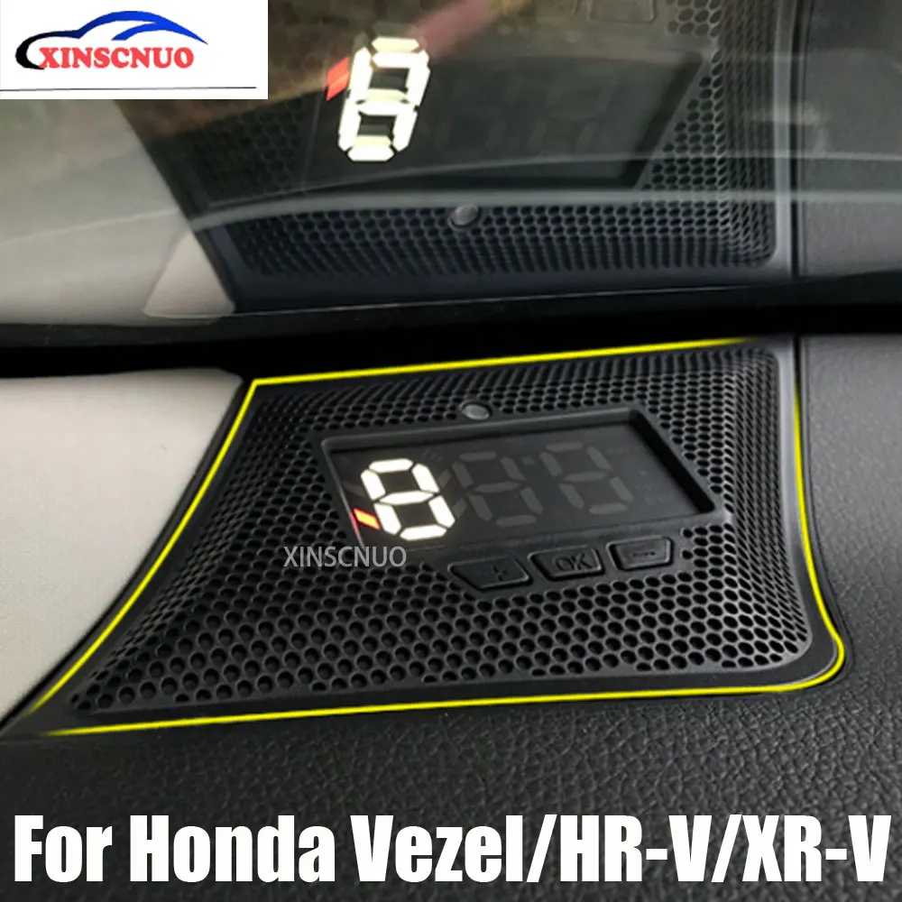 

Для Honda Vezel/HR-V/HRV/XRV/XR-V 2013-2019 OBD Автомобильный дисплей HUD на лобовом стекле
