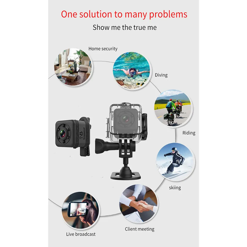 SQ29 мини камера IP HD WIFI маленькая видео сенсор ночное видение водонепроницаемый
