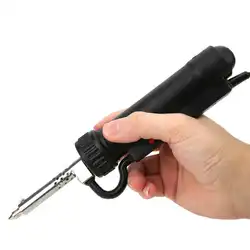 Ventouse électrique à souder sous vide, pompe d'aspiration à dessouder, pistolet à fer à souder, outil de réparation avec 3 buses prise ue 220V 30W, nouveauté 2020 