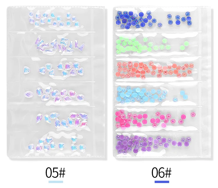 Смешанный цвет Форма AB дизайн ногтей Стразы украшения кристалл с плоской задней гранью маникюр ногтей Акриловые геометрические камни украшения для ногтей Инструменты