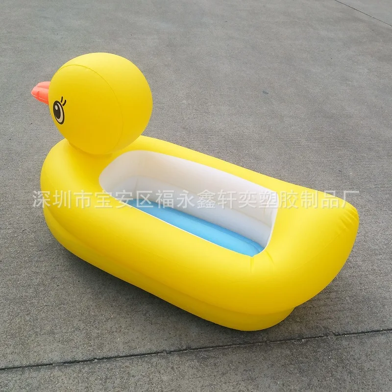 

A New Environmentally Friendly Aerated Duck Infant Bathtub CHILDREN'S Tub Infants Inflatable Pool