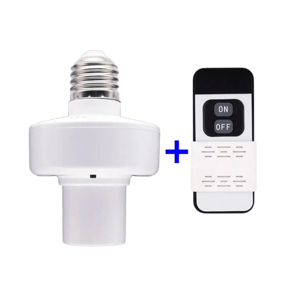 

E27 WiFi Smart Light Socket Smart Lamp Head Light Bulb Socket with RF Receiver&Remote Control for ECHO for Google