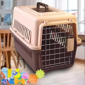 

Cat Air Box Cat Cage Portable Out Dogs Pets Out Checked Air Box Transportation Air Box