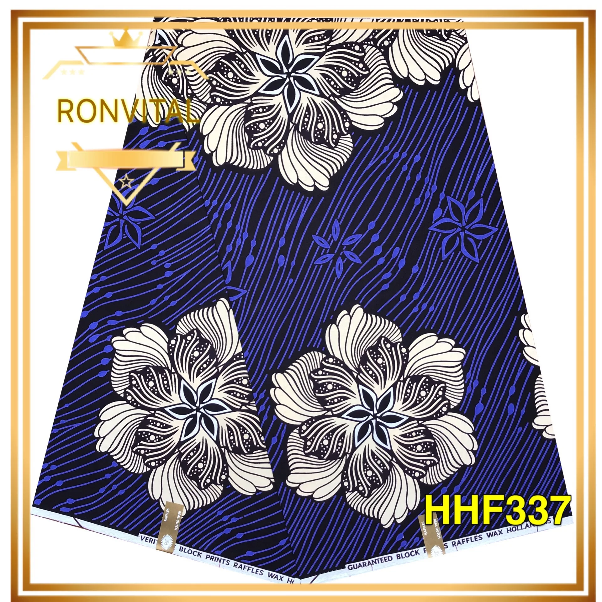 RAFFLES воск ronvital Африканский воск высокого качества хлопок Печатный Материал DIY ткани 6 ярдов/партия