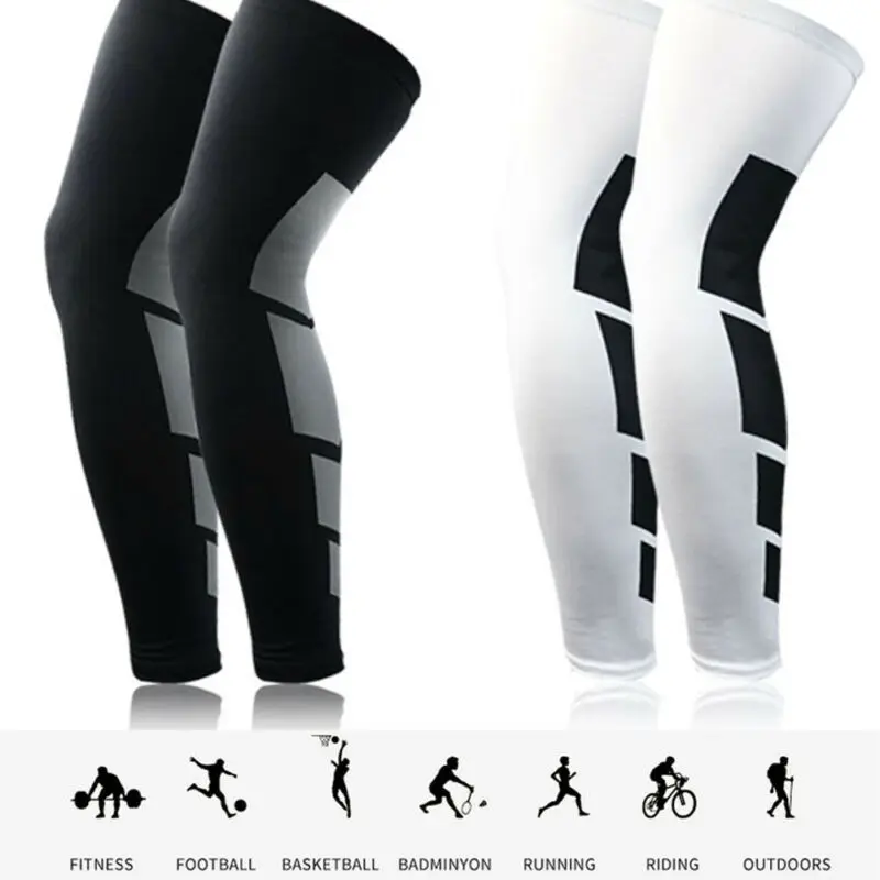 Knee Support Sleeve 1Pc Compression Long Socks Knee Support