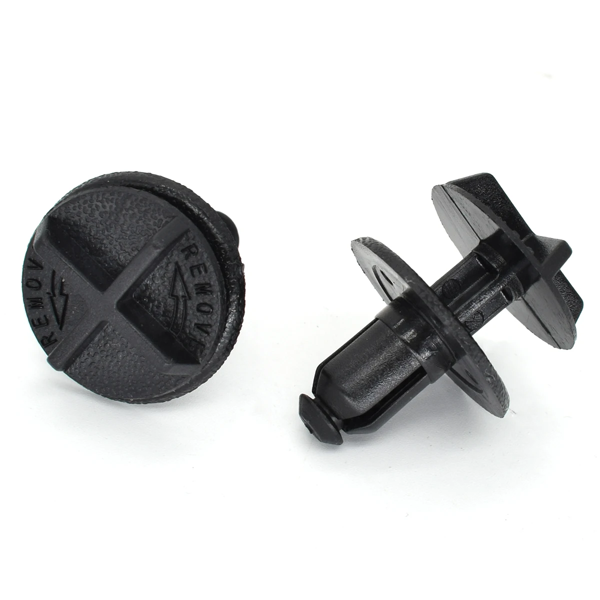 10X Clip di rivestimento della presa d'aria del coperchio della batteria, per Range Rover Discovery Evoque Clip di plastica del rivestimento della presa d 'aria del coperchio della batteria Nero