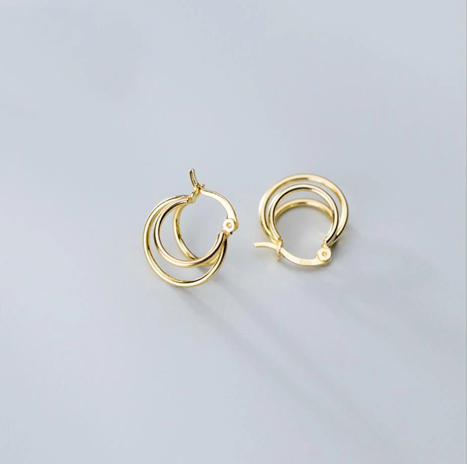 Серьги huggie Hoop из стерлингового серебра 925 пробы, ювелирные изделия A1307