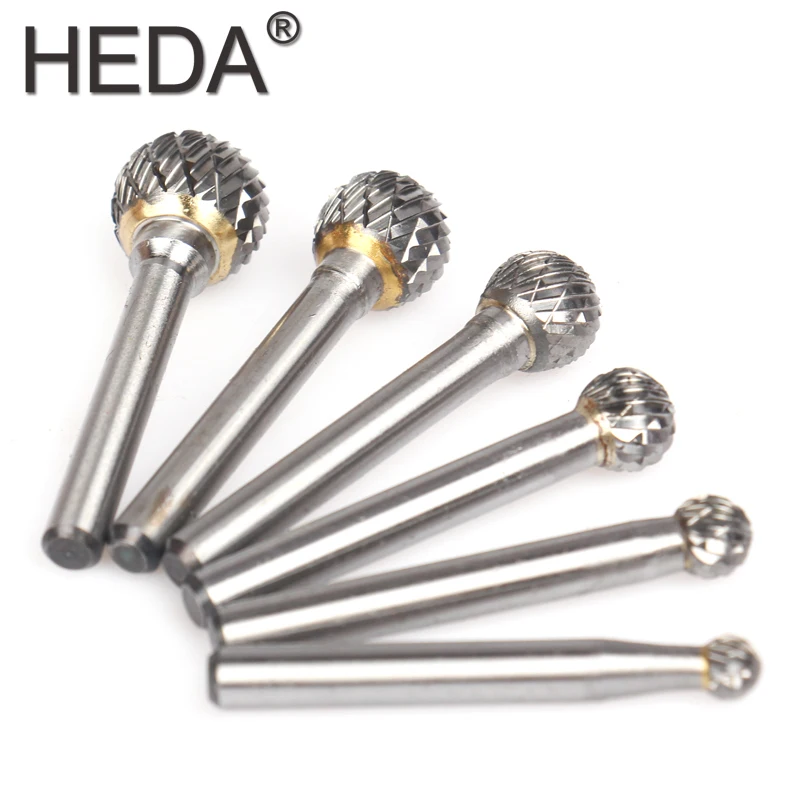 

6-16mm DX-Series Tungsten Carbide Burr Bit YG8 Alloy Rotary File Set Engraving Heads Hand Tools For Grinding Metal Wood Carving