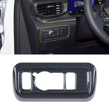 

for Ford Explorer 2020 2021 Accessories ABS Interior Head Light Adjust Switch Control Button Cover Trim Car Styling