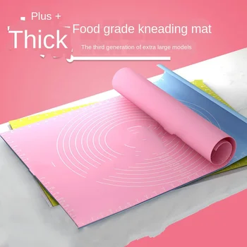 

Food Grade Silicone Dough Mat Large Thick Rolling Pad Non-Stick Dough Mat Flour Mat cake boards bakeware