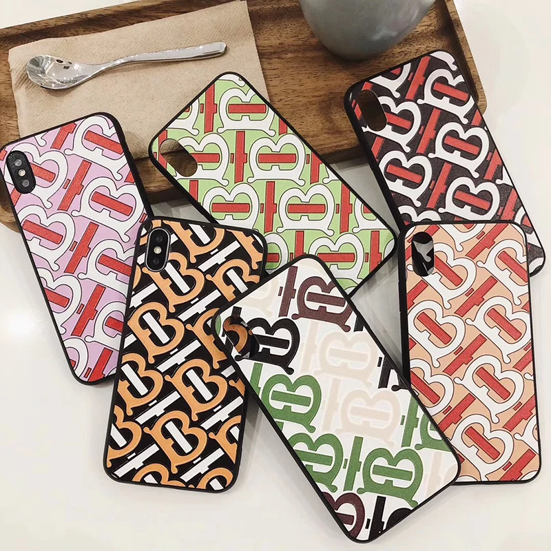 

Super TB Luxury Brand 3D relief 2 in 1 phone Case For iphone 6 6s 7 8 XS MAX XR X Paris fashion UK France Trend Back cover coque
