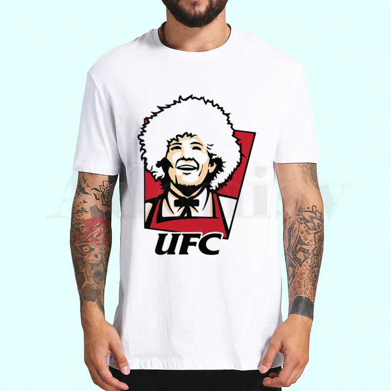 

Khabib Nurmagomedov T Shirts Fashion Men and Women Tops T-shirt Short Sleeve Unisex Tshirt