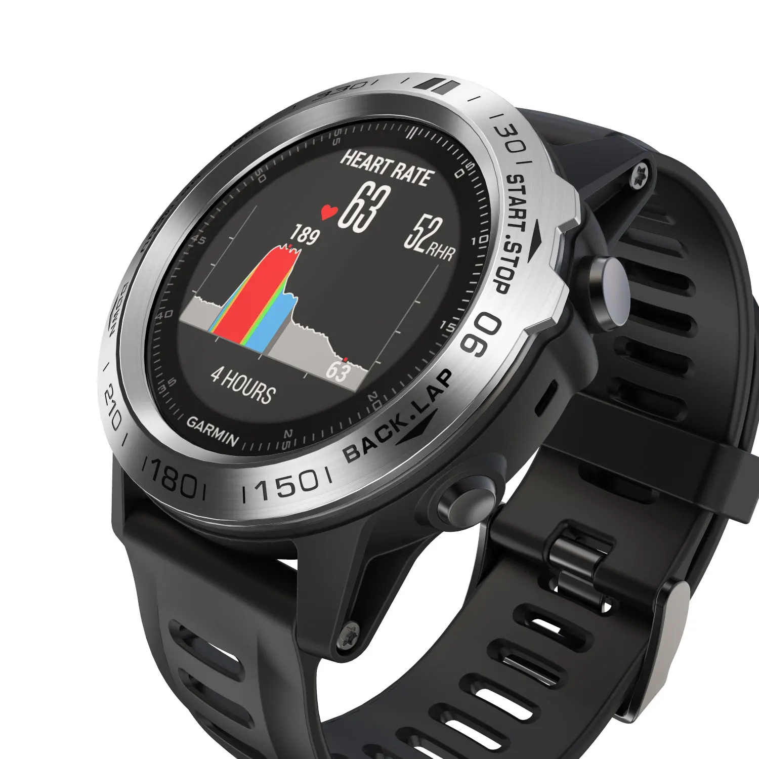 Стильный чехол с ободком и кольцом, клейкая Крышка для Garmin Fenix 5X/3, защита от царапин, металлический чехол, Смарт-часы для Garmin Fenix 5X