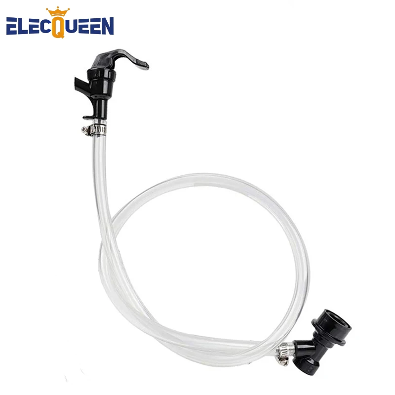 

3/16" Liquid Ball Lock Beer Line Assembly, Flexible PVC Tube Quick Disconnect Set with Picnic Tap Draft Beer Keg Dispensing
