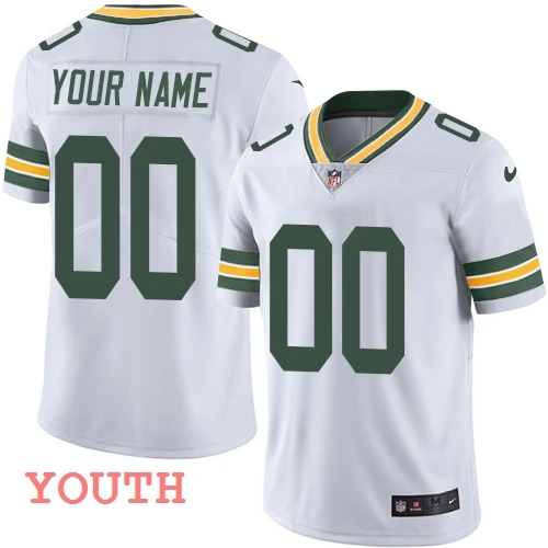 Fast shipping Green Bay high quality Men's Packers Custom jersey - Цвет: youth