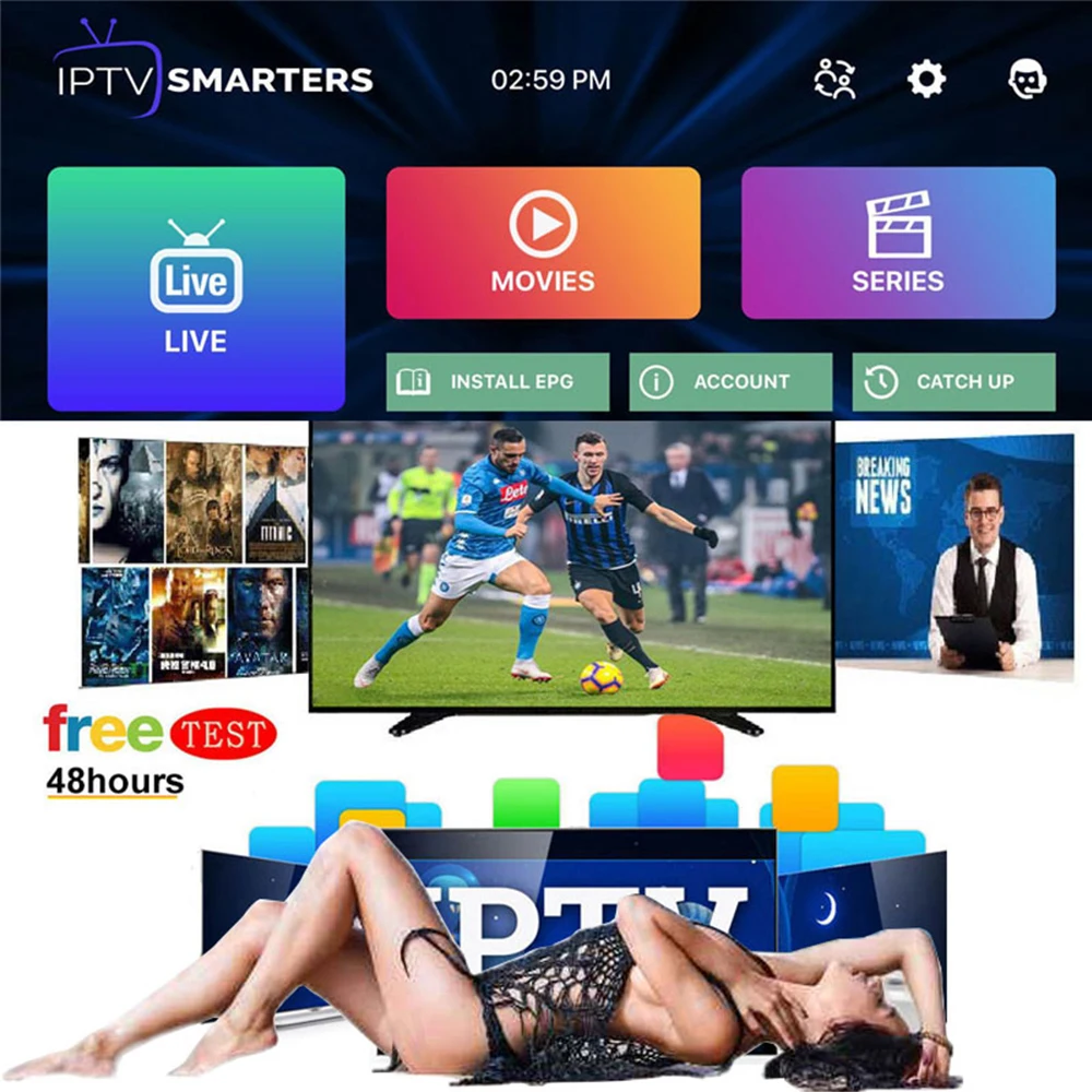 

Spain IPTV subscription Europe Sport Adult TV code for M3U Android phone TV-Box Smart PC Smart TV 7500 Live 6000 VOD XXX IPTV